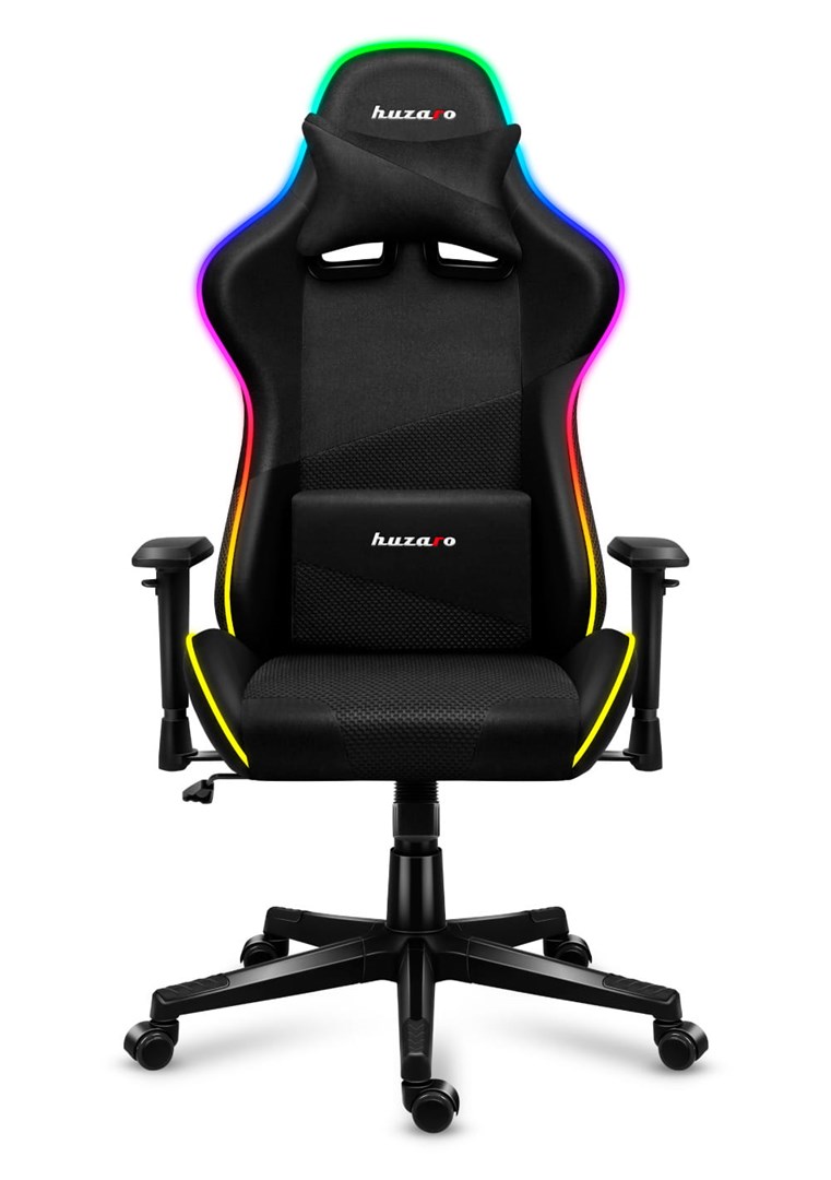 Karrige Huzaro Force 6.2 Mesh RGB LED, e zezë