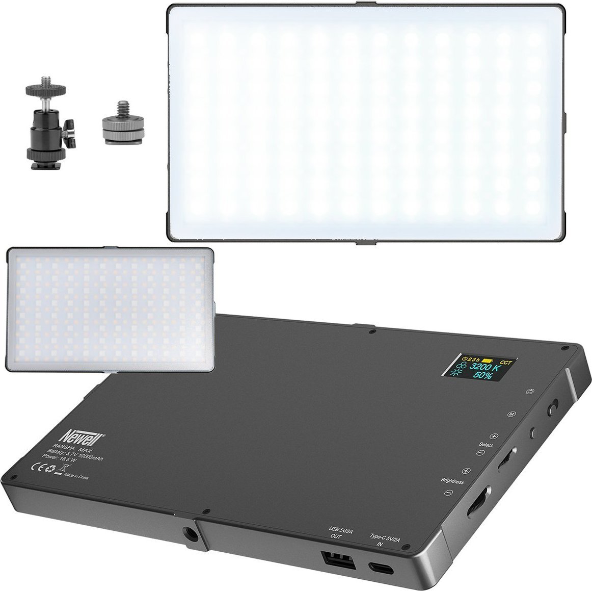 Panel llambë LED Newell Rangha Max RGB-W, 2500-9900K, dritë e rregullueshme