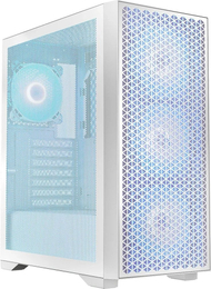 Kuti kompjuteri Logic Concept Dart Pro ARGB, MIDI Tower, me 4 ventilatorë ARGB, e bardhë