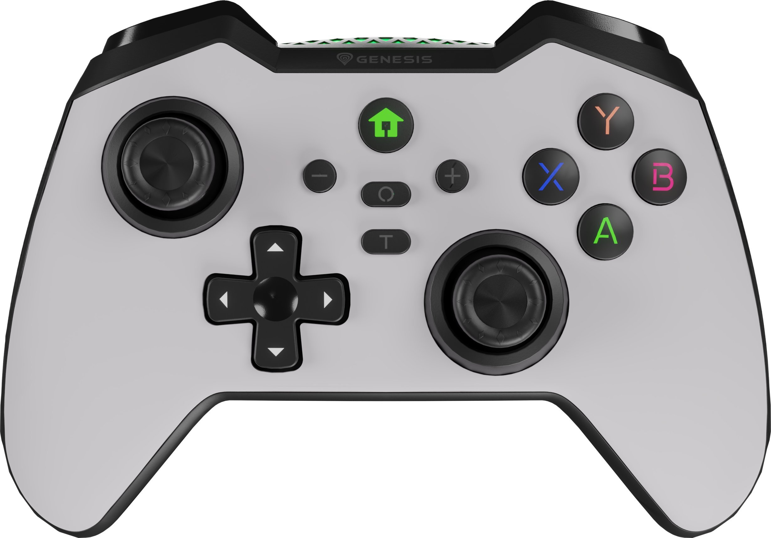 Gamepad Genesis Mangan 400, wireless, Bluetooth, i bardhë