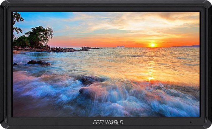 Monitor për kamerë FeelWorld FW568 V3, 6", IPS Full HD, 4K HDMI, me kapak dielli