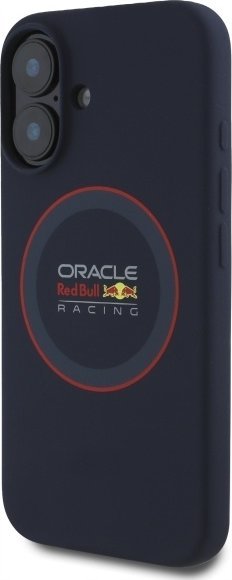 Mbulesë telefoni Red Bull për iPhone 16 Plus, MagSafe, unazë e kuqe, blu navy