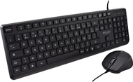 Set tastierë dhe maus V7 CKU350ES, USB, Spanish QWERTY, i zi