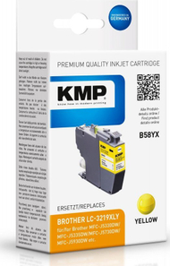 Kartuçë boje KMP 1538 4009, kapacitet i lartë XL, e verdhë