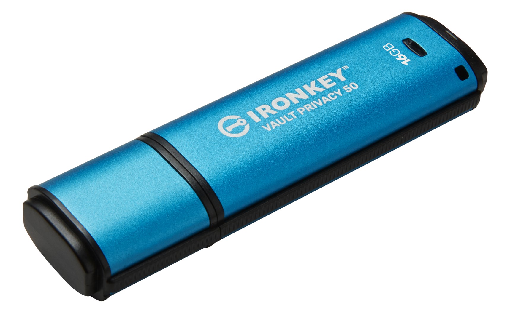 USB Kingston IronKey VP50, 16GB, i kaltër