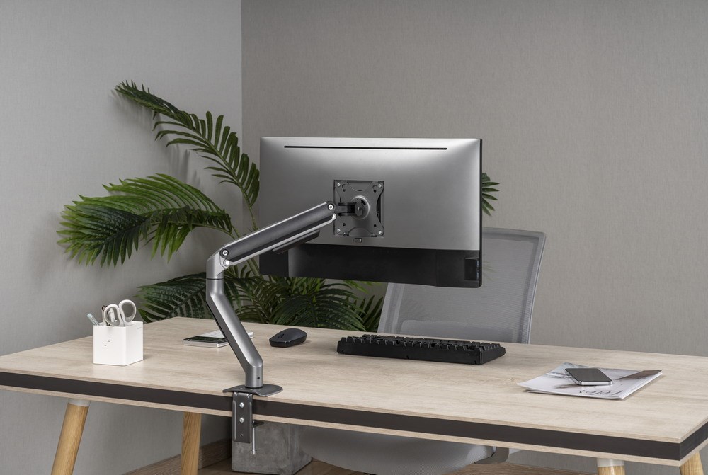 Mbajtëse monitori Gembird MA-DA1-05, 32", e hirtë