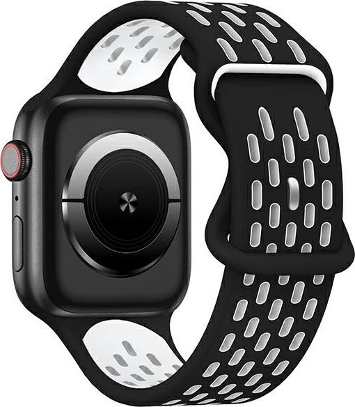 Rrip dore për Apple Watch Beline New Sport Silicone 38/40/41mm, silikon, black and white