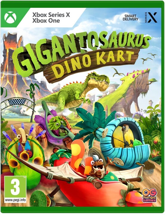 Videolojë Gigantosaurus: Dino Kart (Xbox)