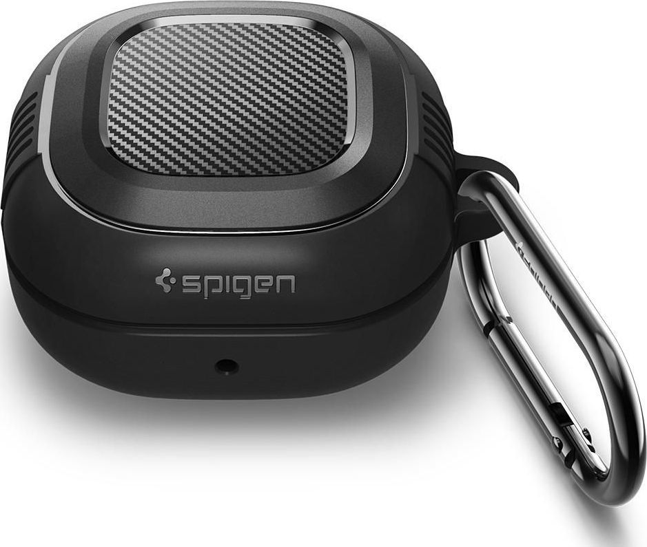 Kuti Spigen Rugged Armor për SAMSUNG GALAXY BUDS, e zezë