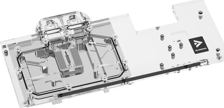 Bllok uji GPU Barrow për Gigabyte AORUS RTX 3090 V2, aRGB, nikel dhe plexi transparent