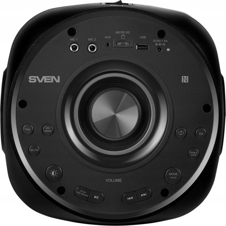 Kутија звучник Sven PS-770, Bluetooth, 100W, TWS, моќен бас