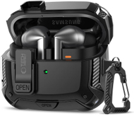 Futrollë për kufje Tech-Protect Carbonox Case, Samsung Galaxy Buds3 Buds3 Pro Buds3 FE, e zezë