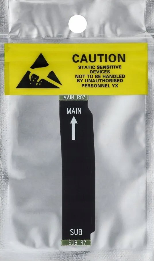 Kabllo main signal për telefon Samsung Galaxy Note 10 Lite, pjesë zëvendësuese, fleks kabllo e zezë