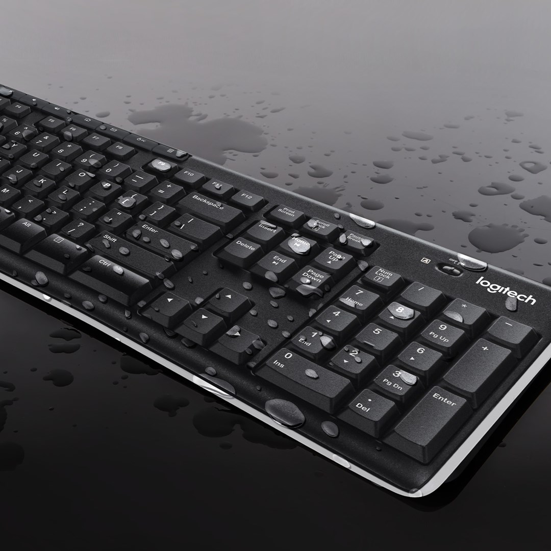 Set tastierë dhe maus Logitech MK270, wireless, e zezë