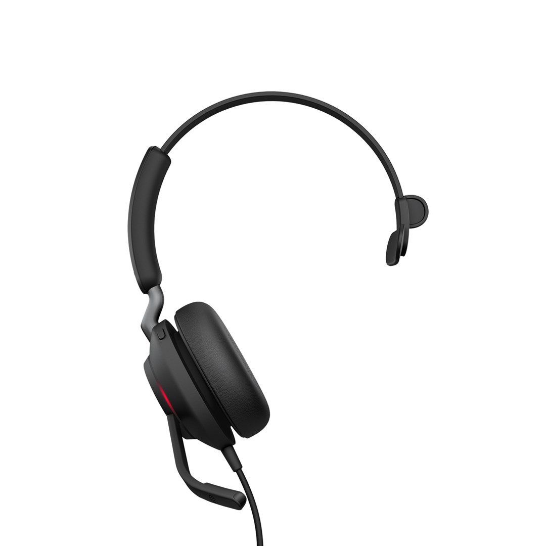 Kufje Jabra Evolve2 40SE UC Mono, USB-A, 40mm, të zeza