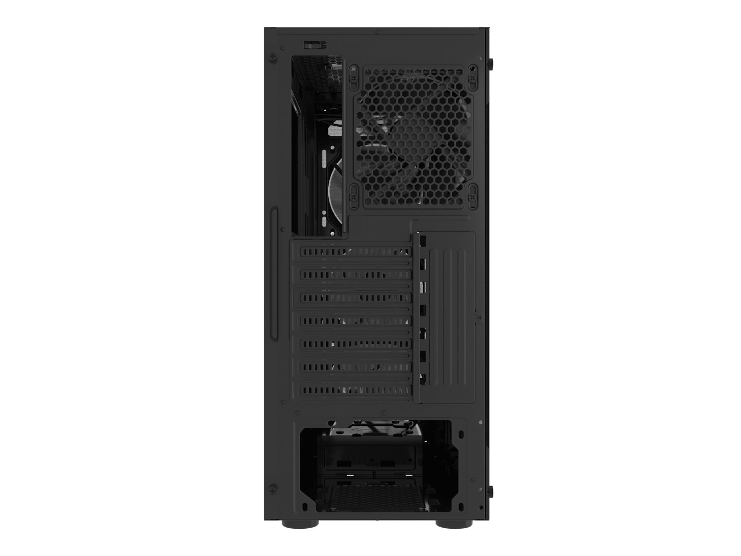 Kuti kompjuterike Fury Shobo SH4F, ATX, 4x120mm PWM, xham i temperuar