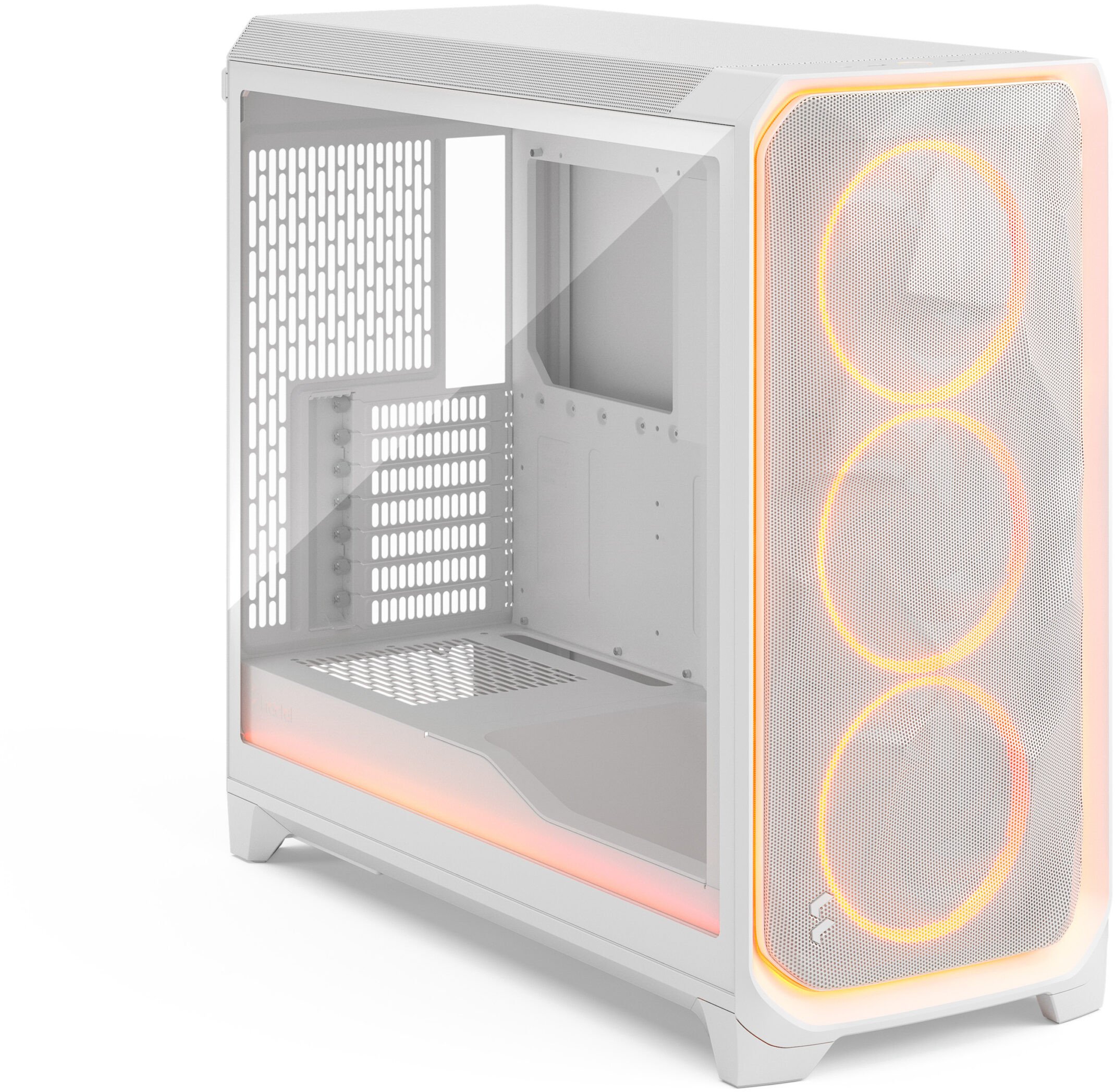Kornizë kompjuteri Fractal Design Meshify 3 XL Ambience Pro RGB, ATX E-ATX, xham i tejdukshëm, e bardhë