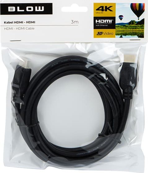 Kabllo HDMI pa markë, 3m, 4K, e zezë