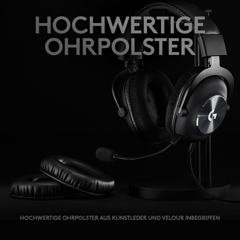 Kufje Logitech G Pro X - LIGHTSPEED, Wireless, Të Zeza