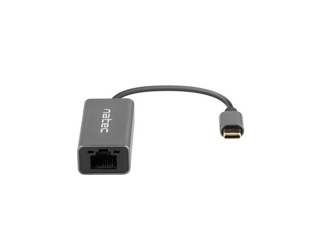 Përshtatës rrjeti Natec Cricket USB-C 3.1, 1 Gbps, i hirtë
