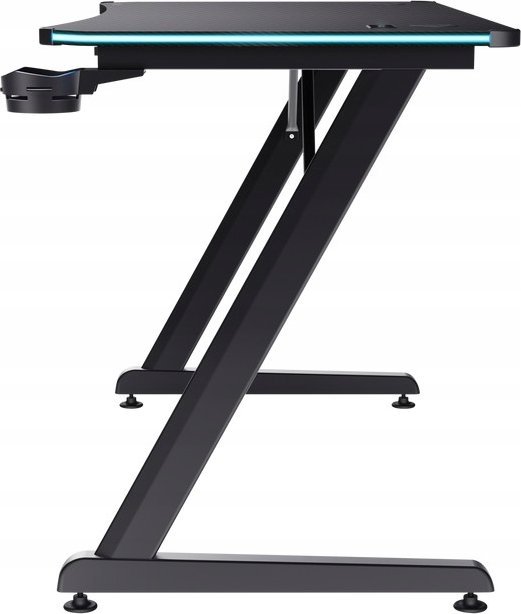 Tavolinë gaming Trust GXT709 Luminous, RGB, strukturë çeliku, shumëngjyrëshe