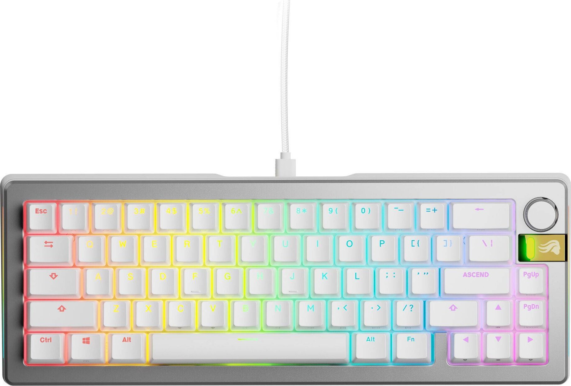 Tastierë gaming Glorious GMMK 3 Pro HE, 65%, English US, argjend