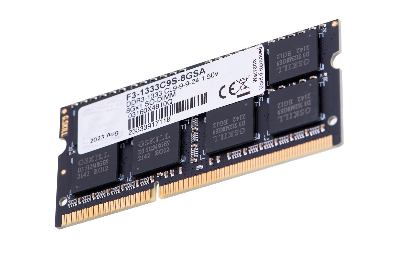 Memorie G.Skill Standard, 8GB, DDR3, 1333MHz, CL9, e zezë
