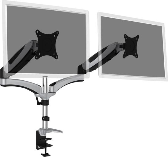 Mbajtës tavoline për monitorë Digitus DA-90353, për 2 monitorë 15"-27", VESA 75x75 100x100, i zi