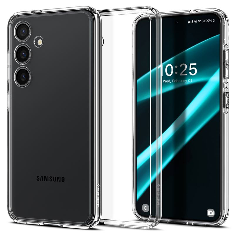 Mbështjellës për Samsung Galaxy S24+ Spigen Ultra Hybrid, transparent