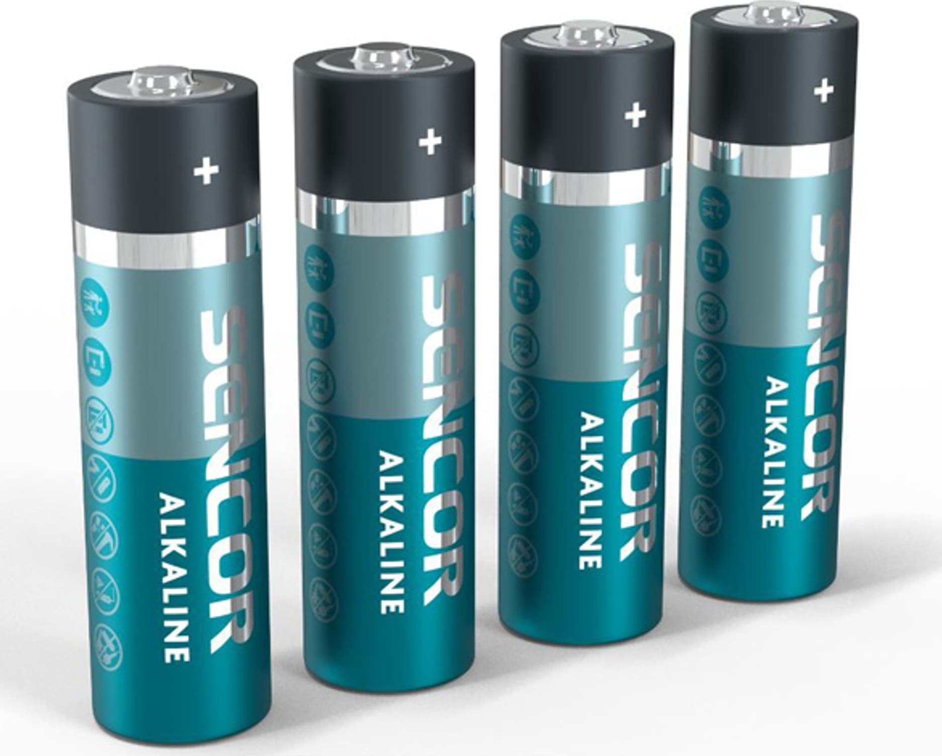 Bateri alkaline Sencor AA, paketim 10 copë, njëpërdorimëshe