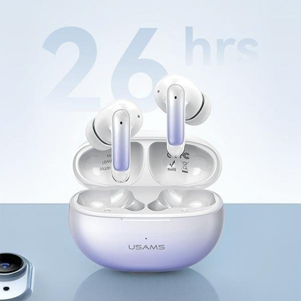 Kufje wireless Usams X-don Series TWS, Bluetooth 5.3, ENC, vjollcë