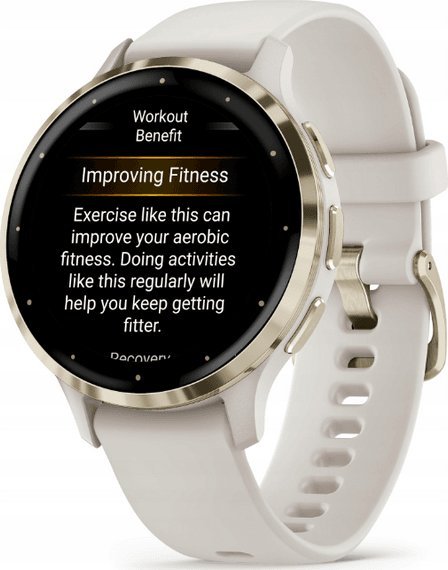 Ora sportive Garmin Venu 3S, 1.2", GPS, e kremtë