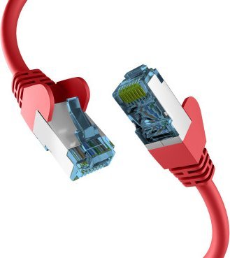 Kabllo rrjeti EFB Elektronik EC020200174, Cat7 S FTP, 25m, e kuqe