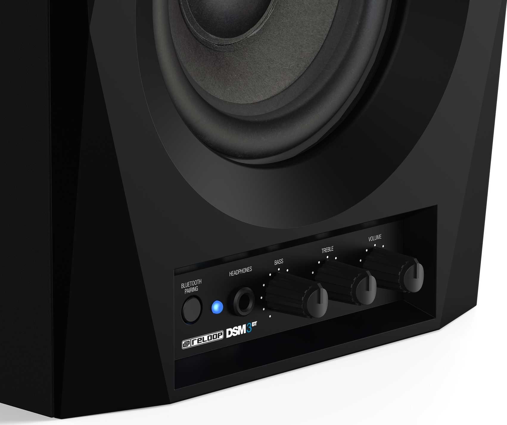 Altoparlantë Reloop DSM-3-BT, me Bluetooth, të zi