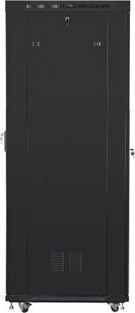 Стоечка мрежна кутија Lanberg Standing Cabinet 19" FF01-8042-23BL, 42U, 800kg, црна
