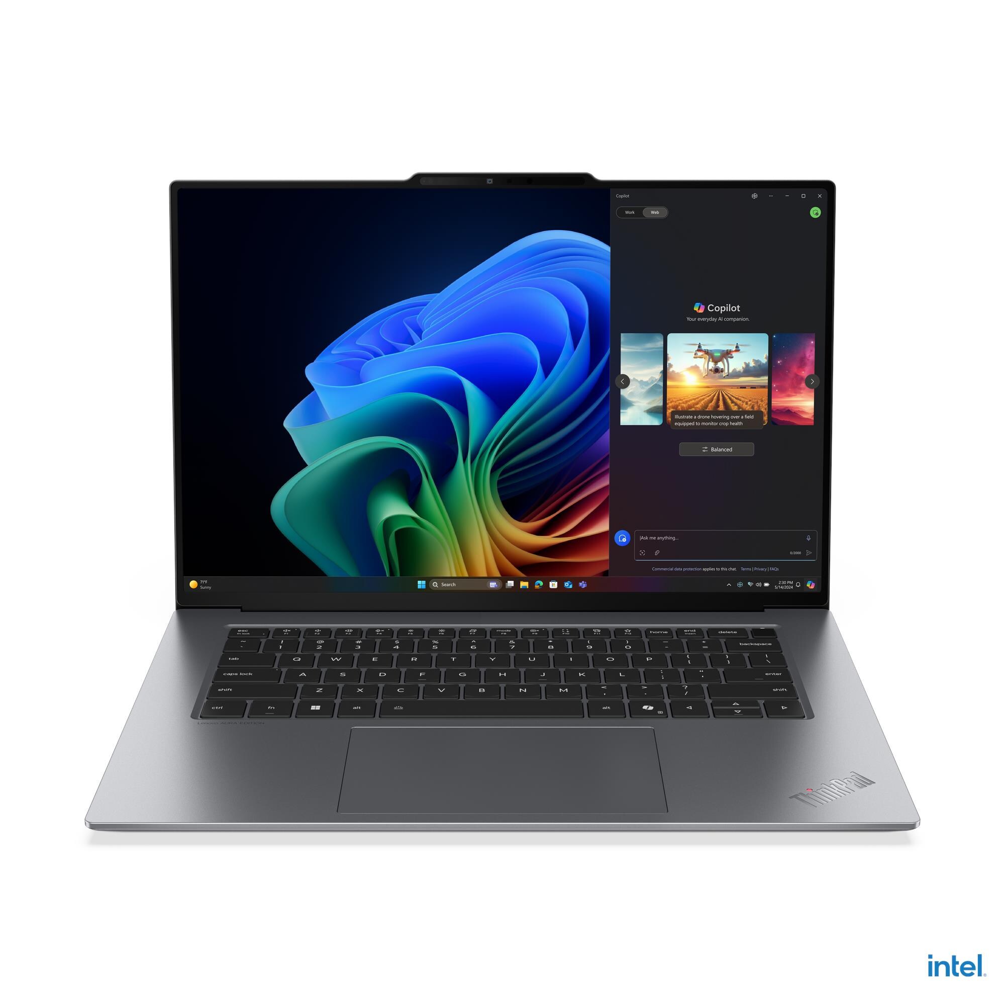 Laptop Lenovo ThinkPad X9-15 G1, 15.3", Intel Core Ultra 7-258V, 32GB RAM, 1TB SSD, Integrated Intel Graphics, i hirtë