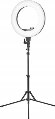 Llambë unazore Activeshop Ring Light 18", 48W LED, me stativ, e zezë