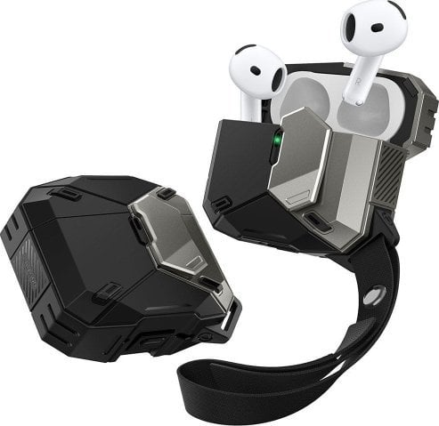 Këllëf Supcase Matrix për Apple AirPods 4, TPU PC, me mbyllje magnetike, i zi