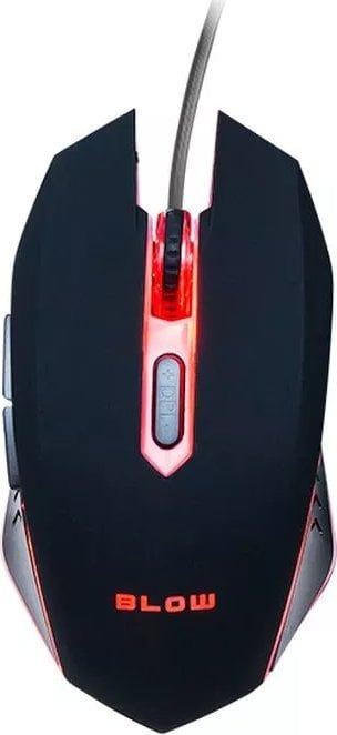 Maush lojrash Blow Adrenaline Hurricane 2, 2400 DPI, LED, zi gri