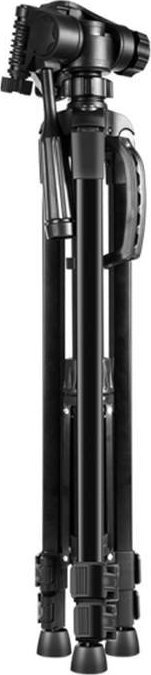 Tripod Puluz Tripod Stand, kokë 3D 360°, me mbajtëse telefoni, i zi