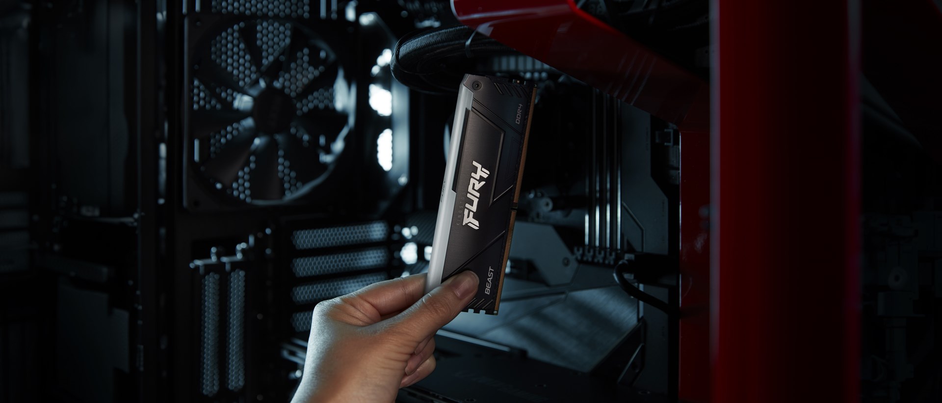 Memorie RAM Kingston FURY 16GB 3200MT/s DDR4 CL16 DIMM (Kit of 2) Beast RGB