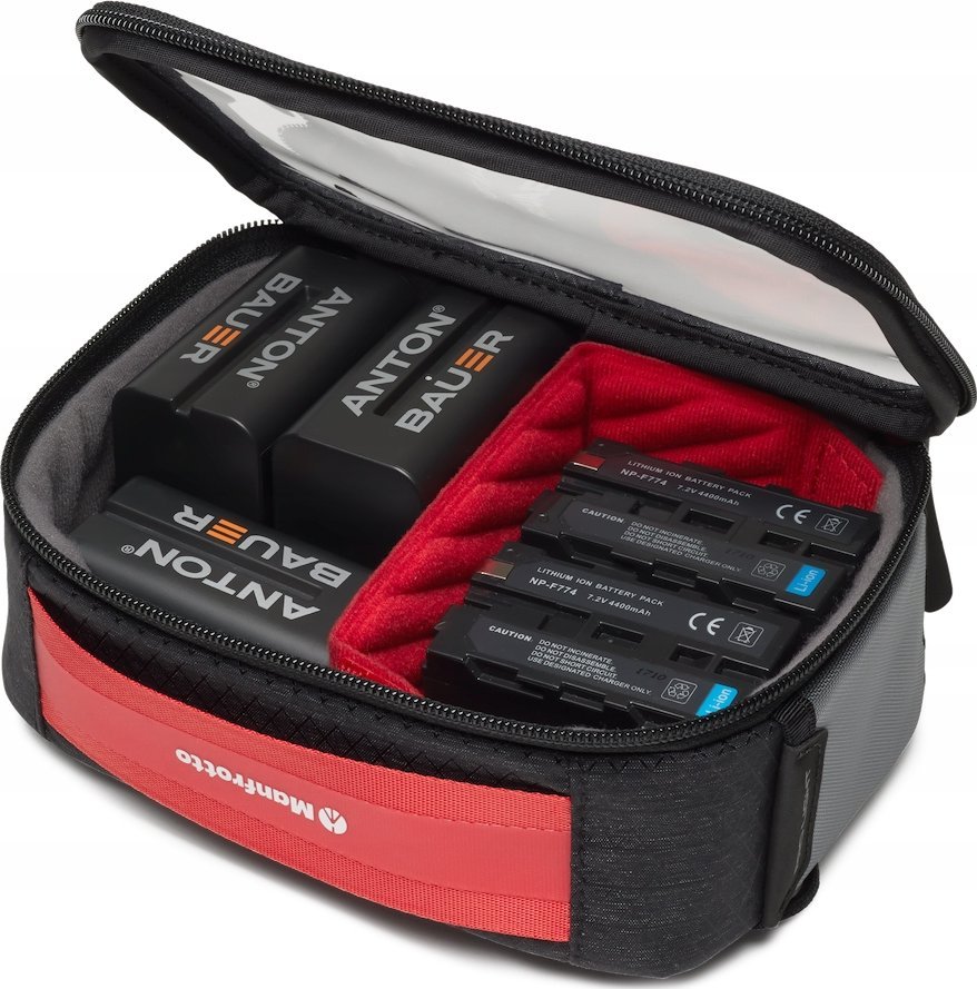 Organizues aksesorësh Manfrotto Pro Light Tech Organizer S, kompakt, me ndarës M Guard, i zi
