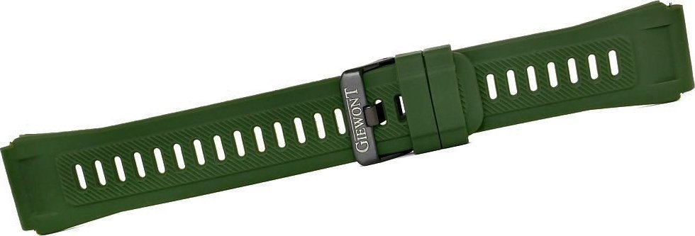 Ремен од силикон за паметен часовник Giewont GW430, 22mm, зелен