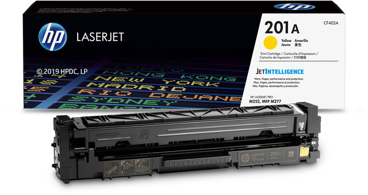 Тонер за печатач HP 201A, жолтa