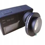 Filter UV SJCAM SJ8, xham optik, me kapak mbrojtës, i zi