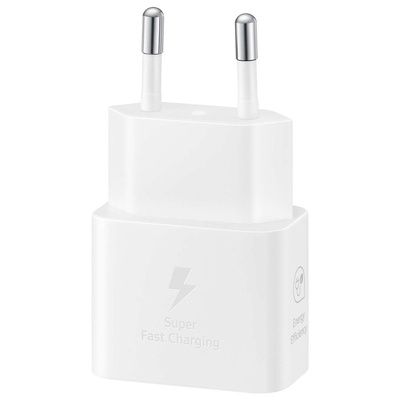 Karikuesi Samsung EP-T2510XWEGEU 25W SFC GaN me kabllo USB-C, i bardhë
