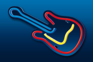 Llambë dekorative Activejet AJE-NEON GUITAR, LED neon, me USB, shumëngjyrëshe