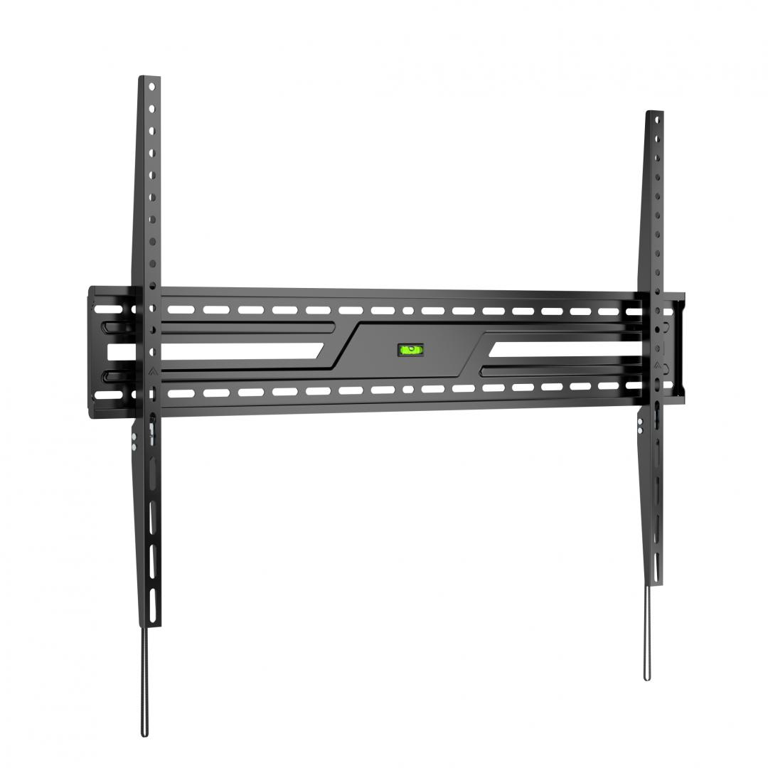 Mbajtës muri për TV Serioux 43-100", fiks, 75 kg, i zi