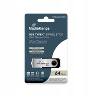USB flash MediaRange USB 3.2 Gen1 USB C, 64GB, argjendtë