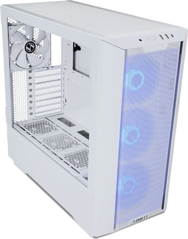 Kuti PC Lian Li LANCOOL III RGB, mid tower, ATX E ATX, e bardhë